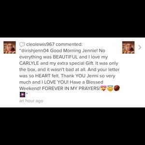 Awesome review from my amazing customer💝